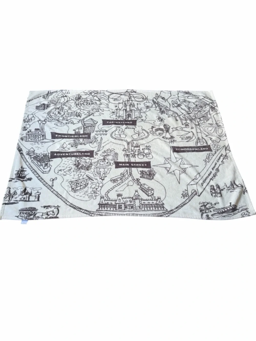 Disney Parks Plush White Sherpa Blanket
